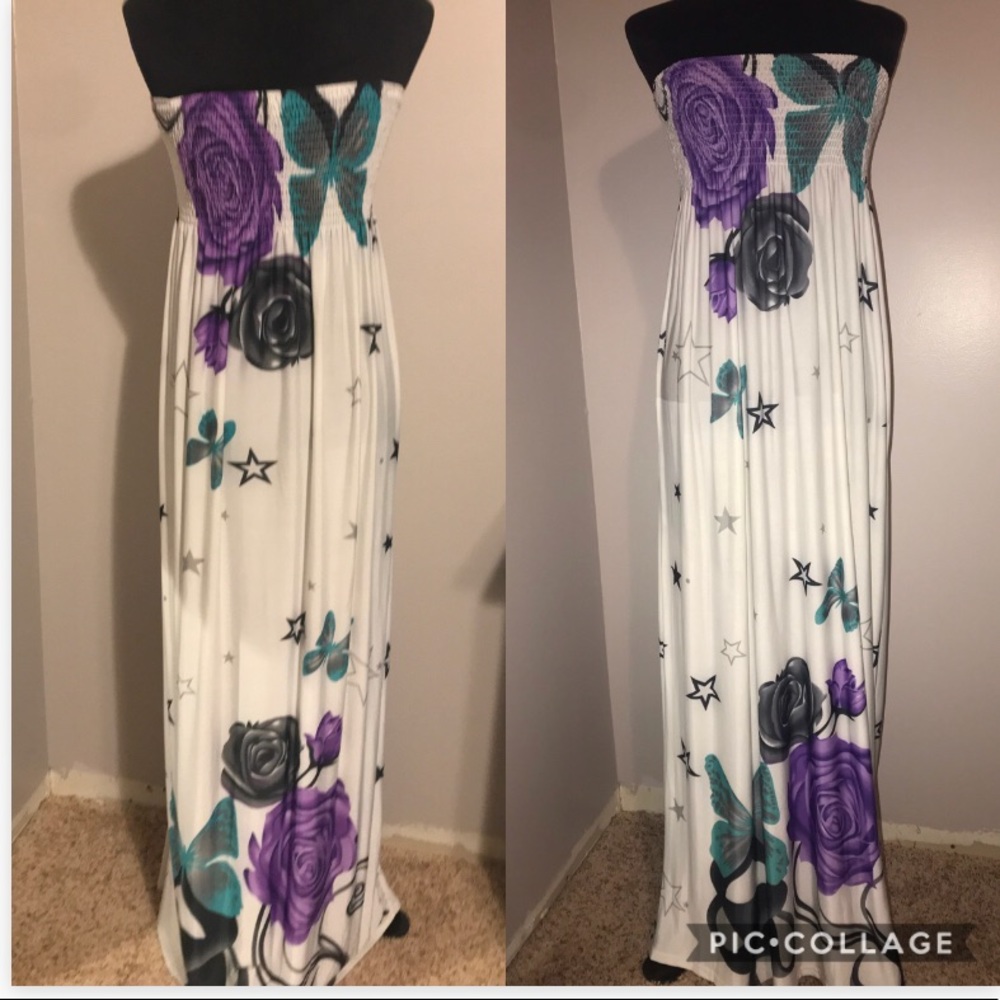 Strapless Maxi Dress